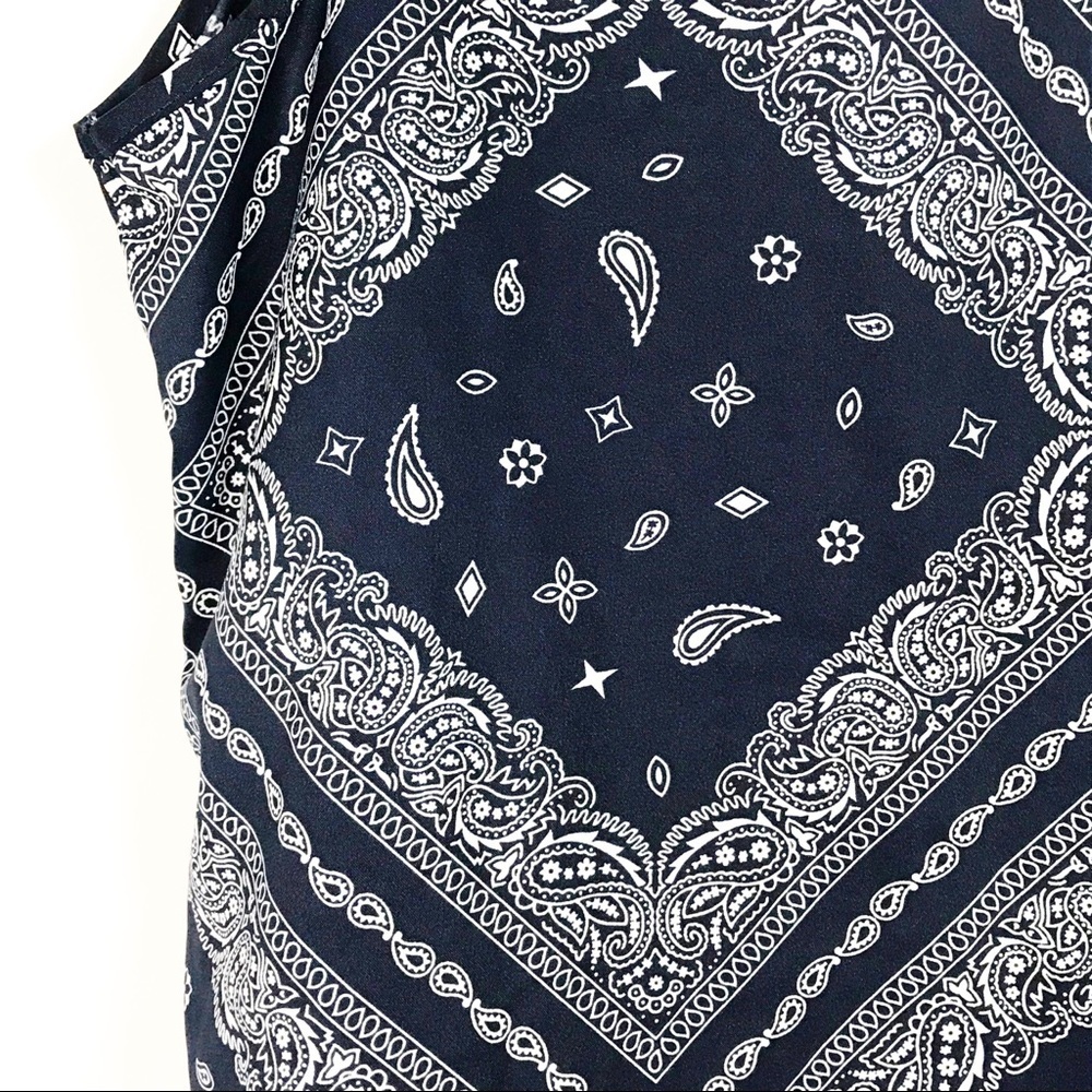 Faded Glory Blue & White Sleeveless Top Size Small - Picture 4 of 4
